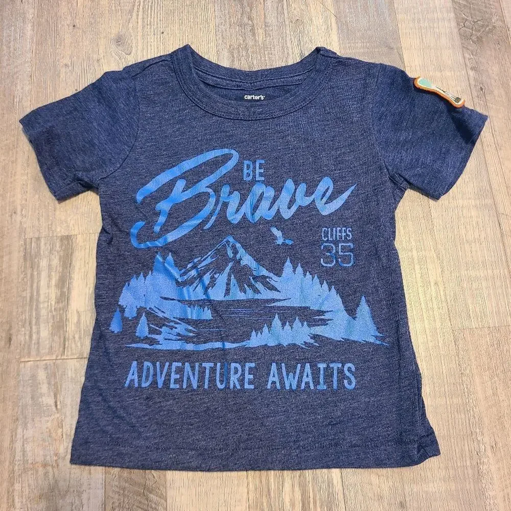 Carter's 2T the brave Adventure awaits short sleeve t-shirt